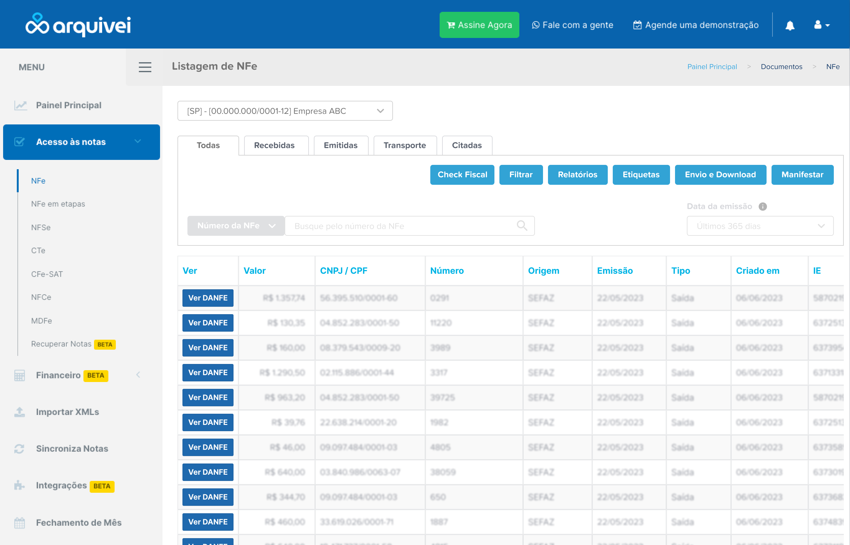 Before state — existing listing fragmentation across modules